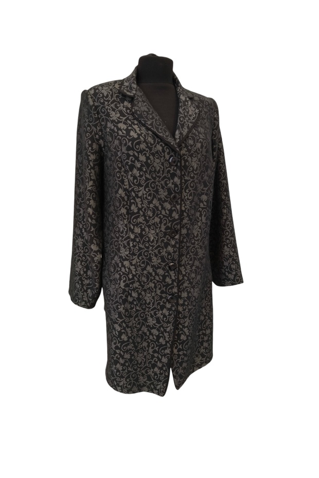 Siyah Brokar Ceket - 3