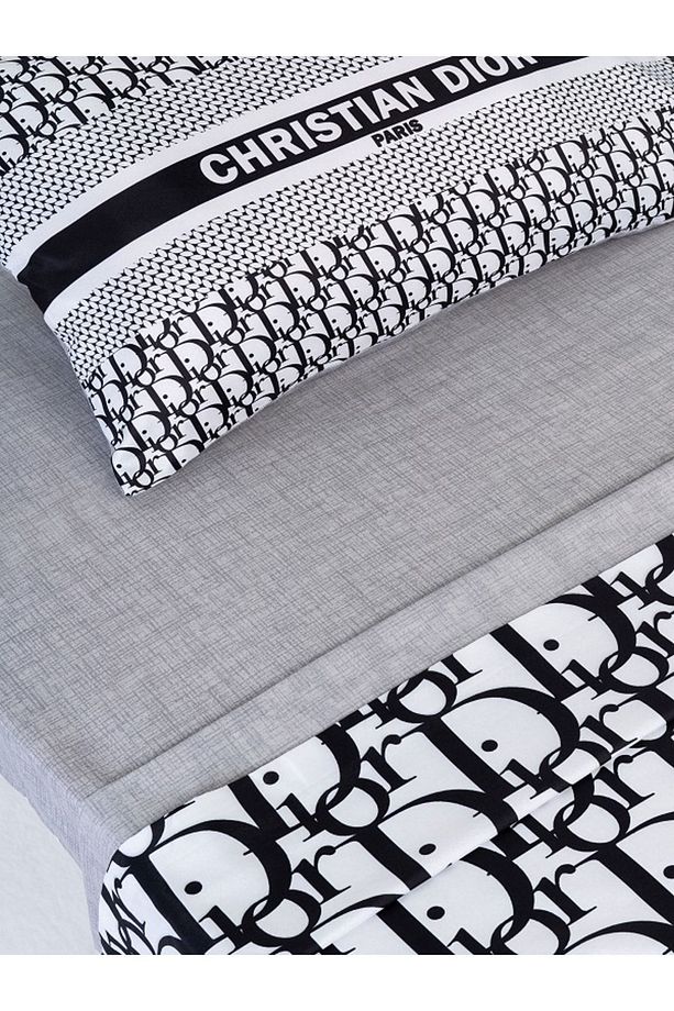 Dijital Baskı Tek Kişilik Nevresim Takımı Christian Dior - 3