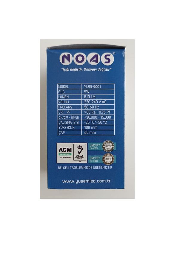 Noas 9w Tasarruflu Led Ampul 10 Adet - 5