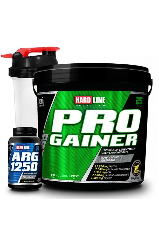 Progainer 5000 Gr - Çilek + Arg 1250 + Shaker Kombinasyonu - 1