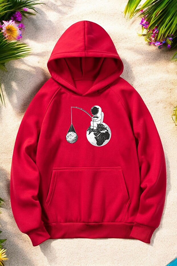 Space Themed Unisex Cotton Oversize Hoodie & Sweatshirt