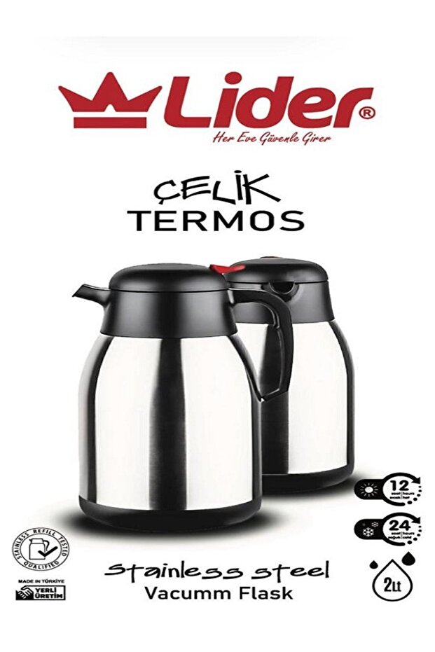 2Lt Çelik Termos - 1