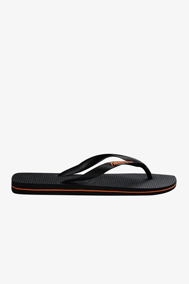 Havanias Logo Filete Blackblack Begonia Orange Black Men's Slippers 4108555-9456