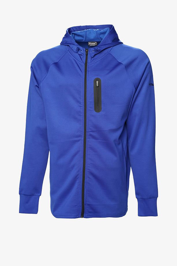 Hmlethan Zip Erkek Mavi Sweatshirt 921769-7788 - 1