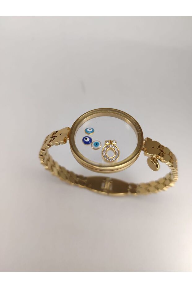 Letter O Clamp, Stainless Steel Bracelet, Clamp with Bell Jar, Openable Clamp