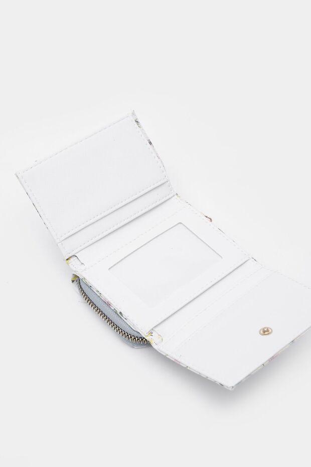 Çiçek desen  cüzdan - 4