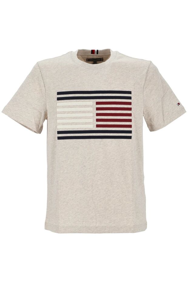 GROSSGRAIN FLAG TEE - 1
