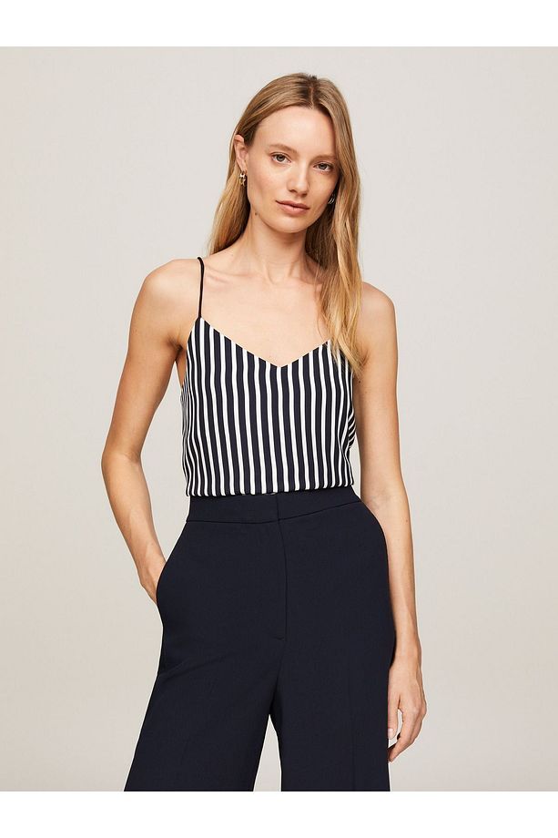 FLUID STRIPE SLIP TOP - 5