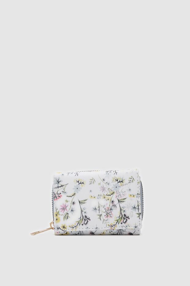 Çiçek desen  cüzdan - 2