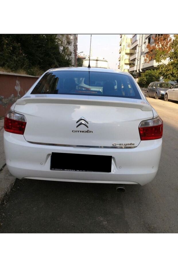 Ciroen C-elysee Bagaj Üstü Spoiler Astarlı