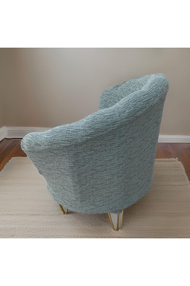 papatya koltuk kılıfı, oval koltuk örtüsü, berjer koltuk örtüsü - 4