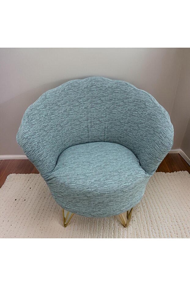 papatya koltuk kılıfı, oval koltuk örtüsü, berjer koltuk örtüsü - 3