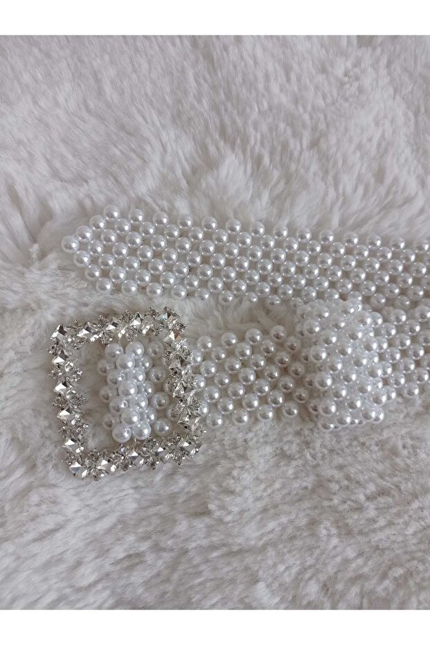 İnci işlemeli kemer - 2