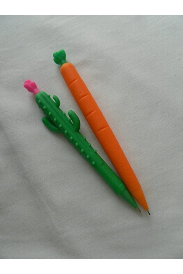 Pack of 2 Versatile Tip Pen 0.7 Pink Cactus + Carrot
