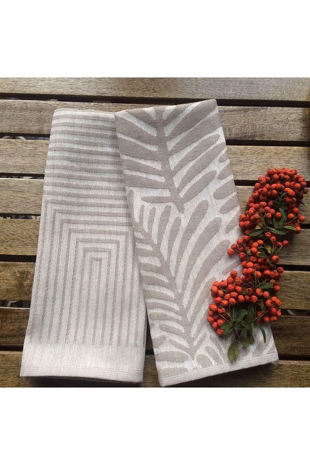 Damask 5'li Mutfak Havlu Seti & Kurulama Bezi 40*60 Cm - 3