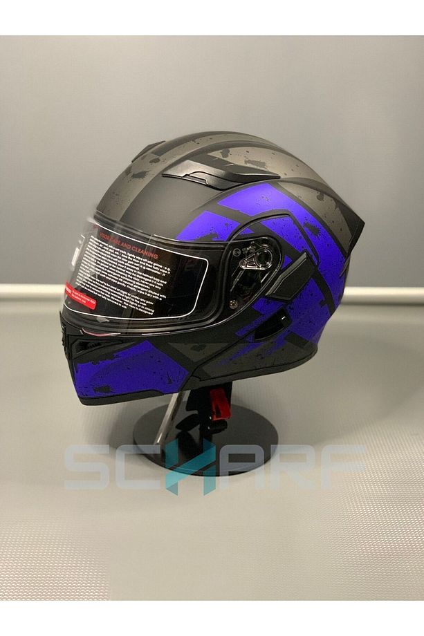 Motopoint JK-902 Güneş Vizörlü Çene Açılır Kask - 3