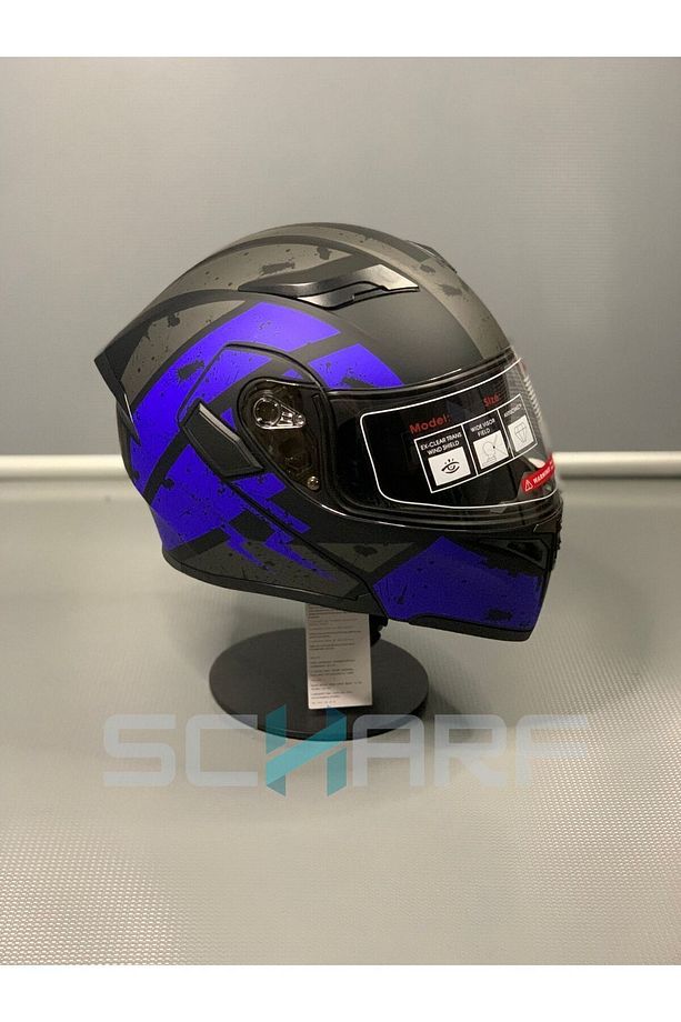 Motopoint JK-902 Güneş Vizörlü Çene Açılır Kask - 1