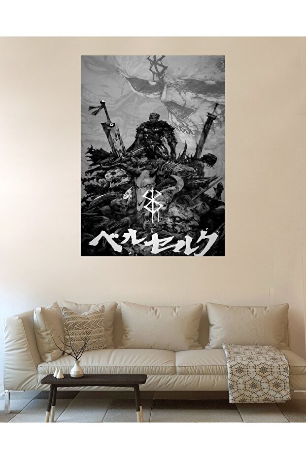 سجادة حائط بتصميم منقوش من Anime Berserk رقم 6