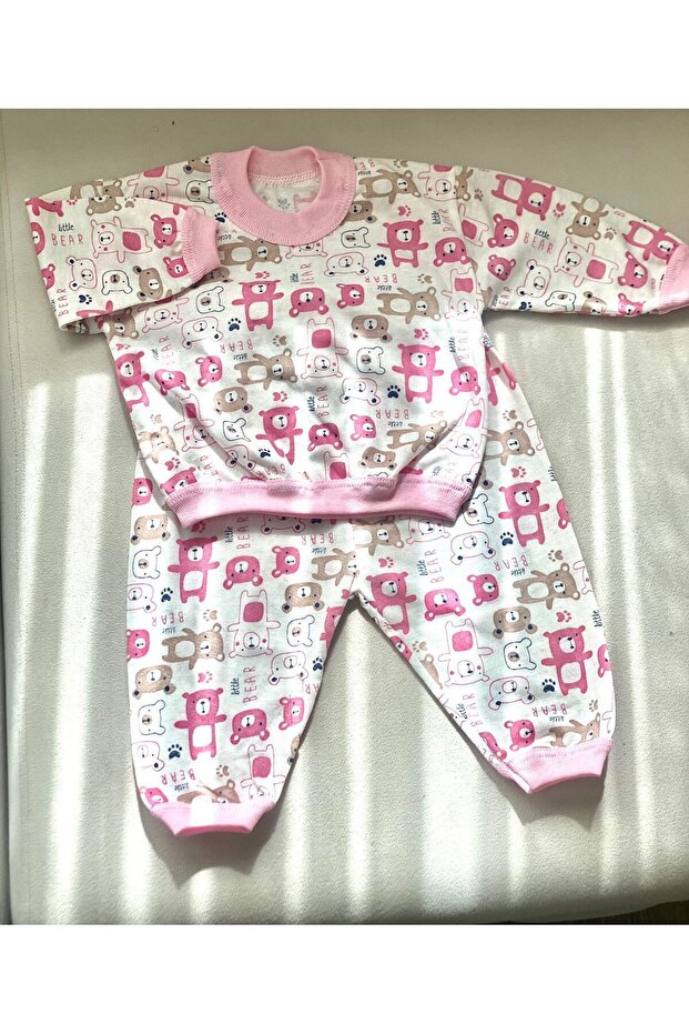 PINK BABY GIRL PAJAMAS SET