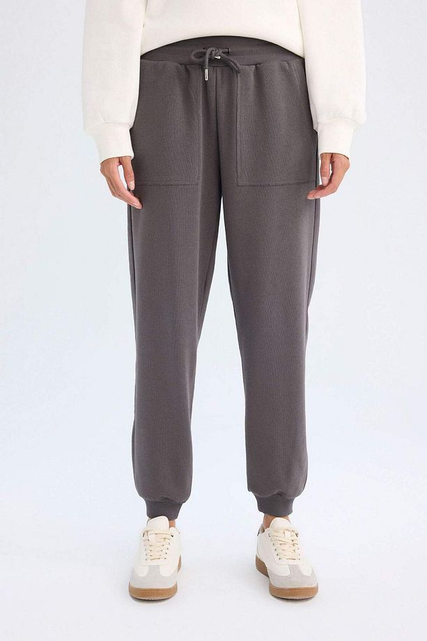 DFC - 	Beli Bağcıklı Cepli Regular Fit Jogger Eşofman Altı - 5