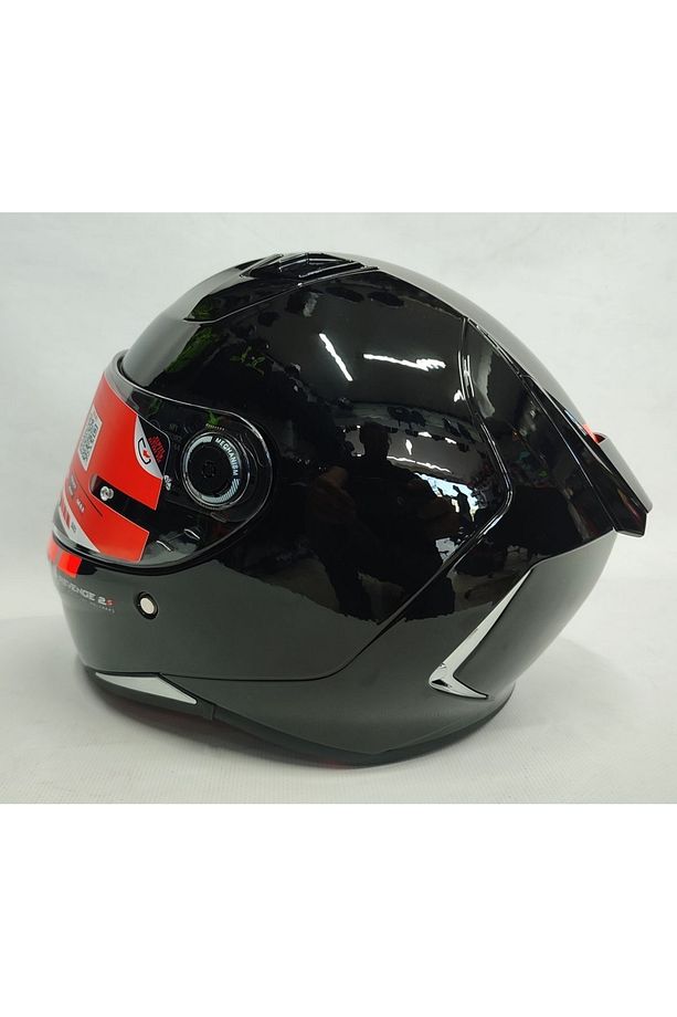 Revenge 2 Solıd A11 Gloss Black Şeffaf Vizörlü 14b - 1
