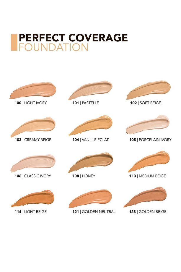 Yoğun Kapatıcı Su Bazlı Fondöten(SICAK ALT TON)-perfect Coverage Foundation-104 -8690604085927 - 6