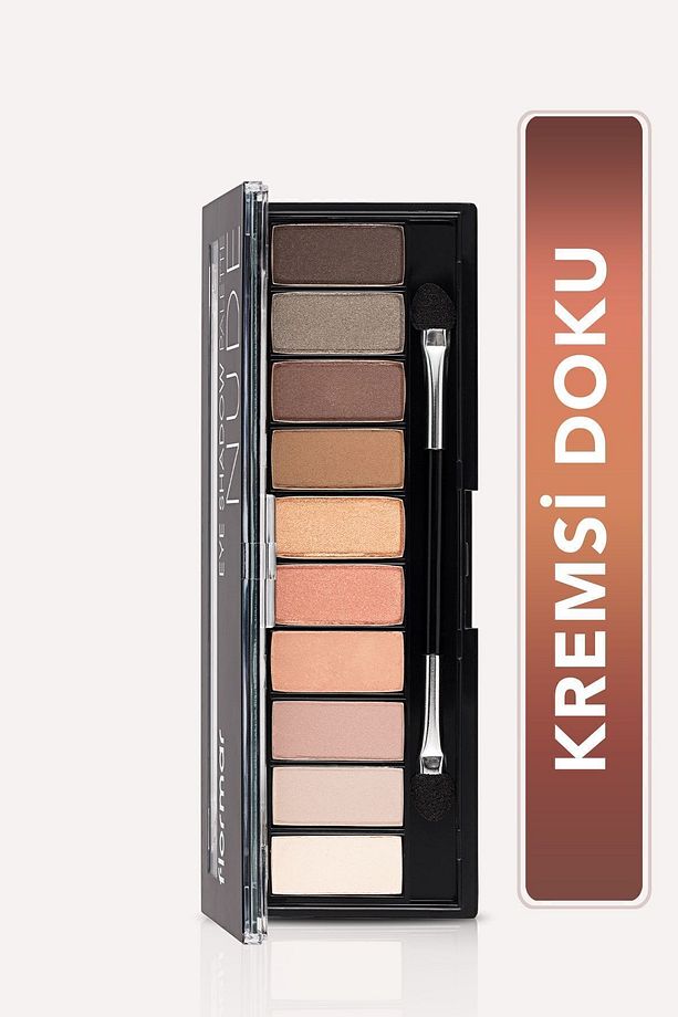10'lu Far Paleti (AÇIK NUDE VE TOPRAK TONLARI) - Eyeshadow Palette - 001 Nude - 8690604479511 - 1