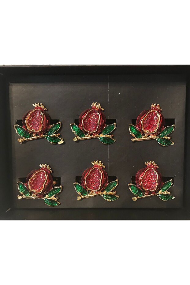 Pomegranate Figured Napkin Ring - 2