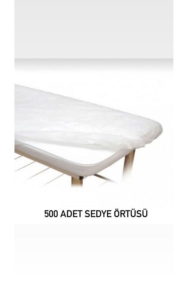 Tek Kullanımlık Lastikli Sedye Örtüsü 500 Adet 80x240 Cm - 1