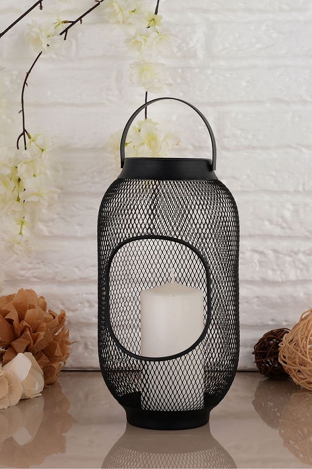 Angdesign Dekoratif File Mum Feneri -siyah - 2
