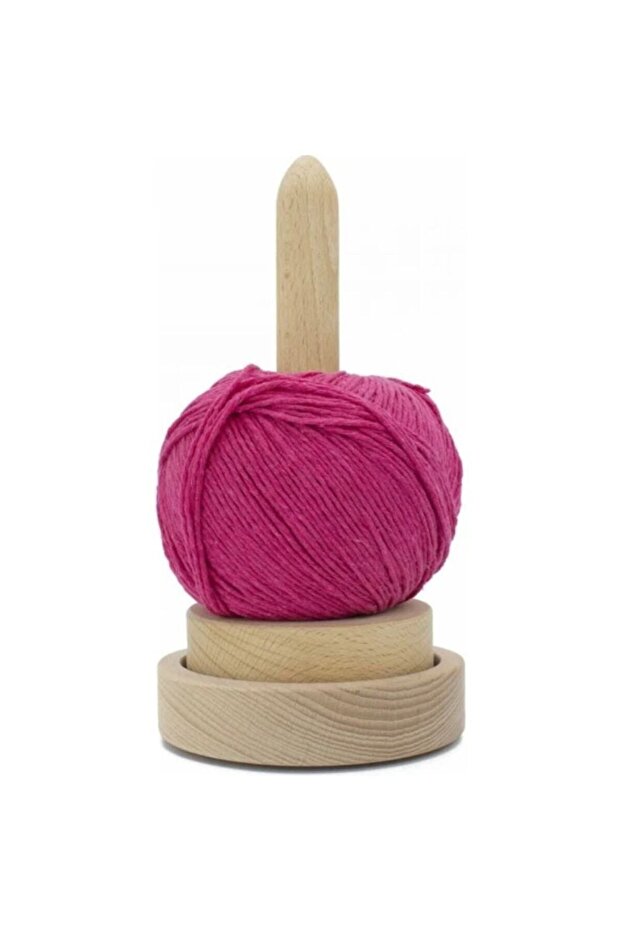 صوف خشبي - حامل خيط - 1