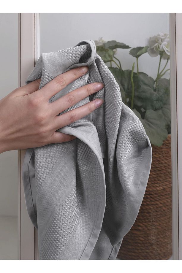 3 LÜ Mikrofiber Sihirli Cam Ve Ayna Temizlik Bezi 40*60 - 4