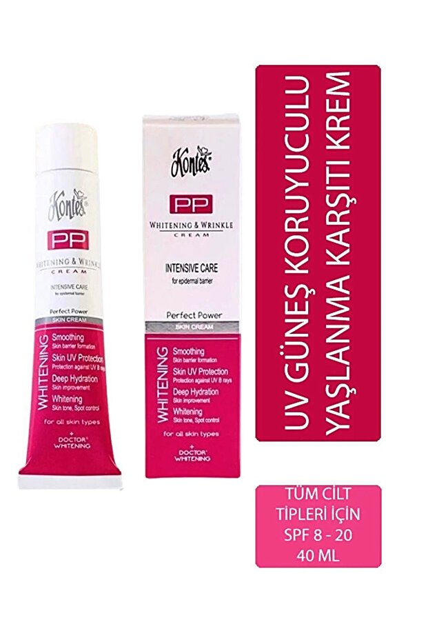Pp Whitening Wrinkle Cream Güneş Koruyucu Beyazlatıcı Kırışıklık Yaşlanma Karşıtı Krem