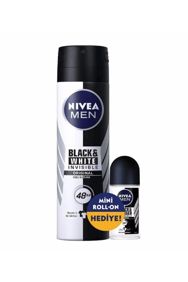 Black ve White Deodorant Original Erkek 150 ml Black ve White Roll-on 25 ml175 ml - 1