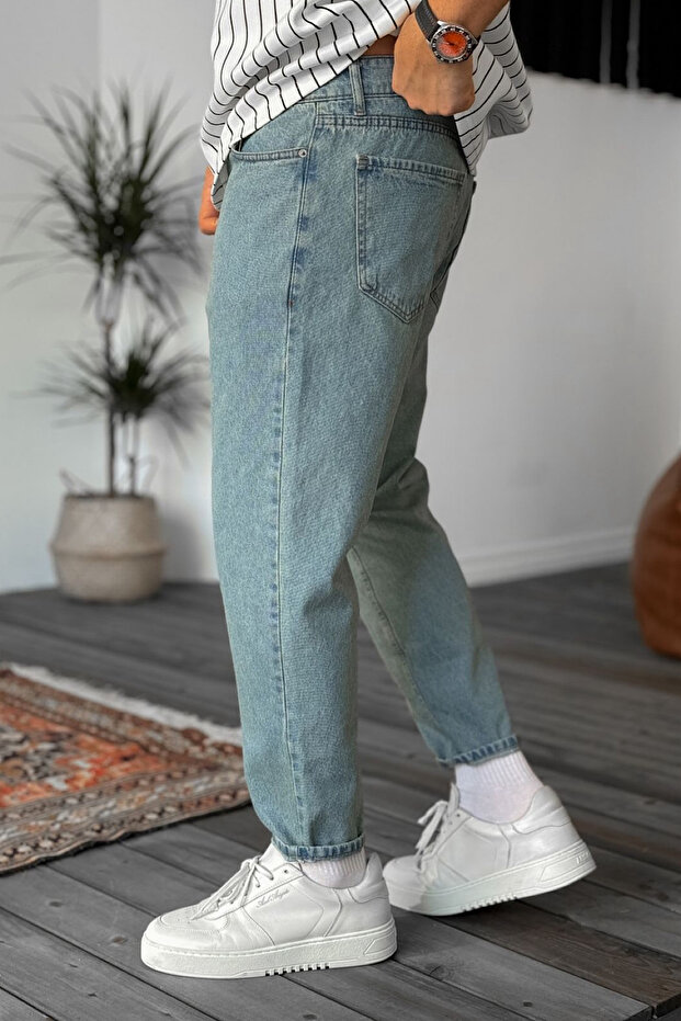 Boyfriend Eskitme Basic Pantolon - 4