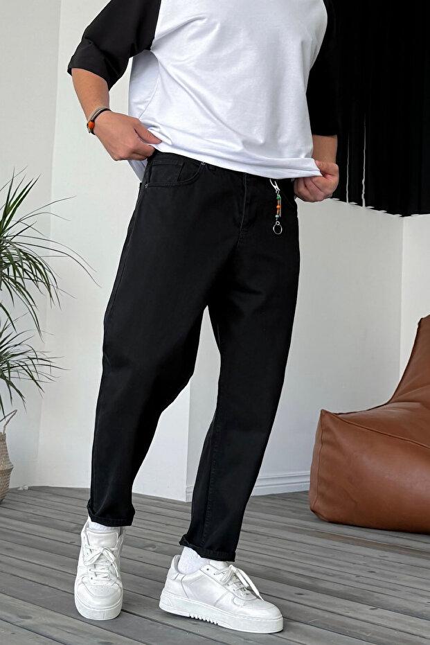 بنطلون أسود أساسي لصديقك - 3