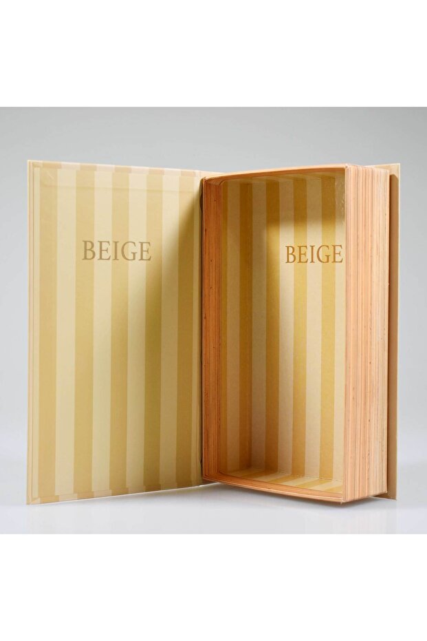 BEIGE KİTAP KUTU - 2