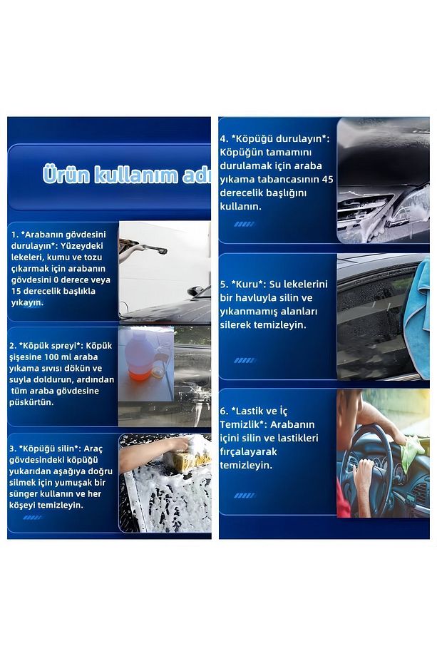 Çift Akülü Şarjlı Yüksek Basınçlı Oto Araba Bahçe Yıkama Ve Temizleme Tabancası Makinesi-turuncu - 6