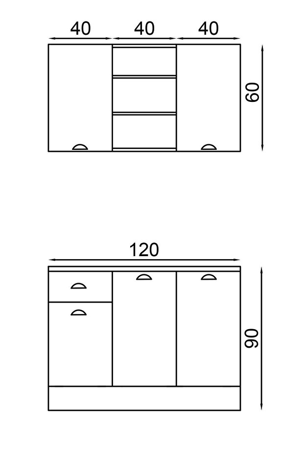 Forme 120 Cm Mini Mutfak - 7