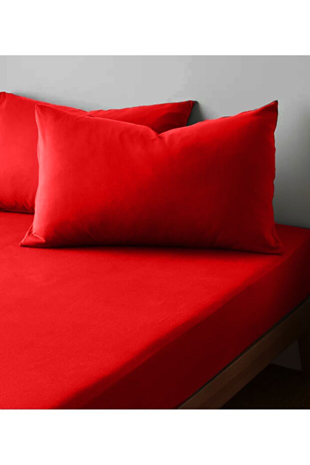 Double Organic Cotton Sheet Set - 150X200Cm, 37cm Height, Elastic, 62 Strings - 1