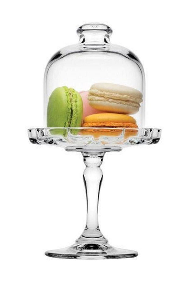 Mini Patisserie Kapaklı Ayaklı Servis Tabağı 1 Adet - 1
