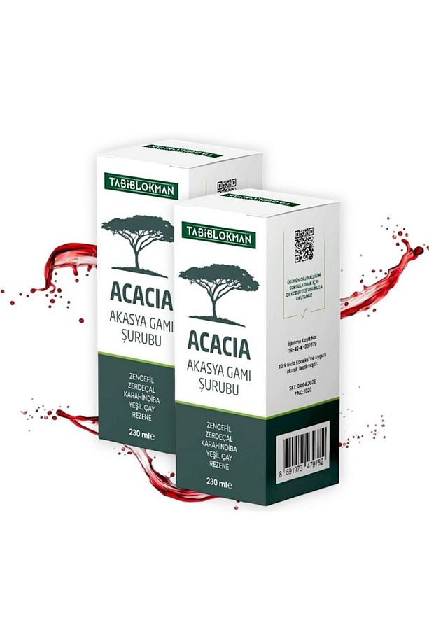 Acacia Akasya Gamı Şurubu 230 ml x 2 adet - 1