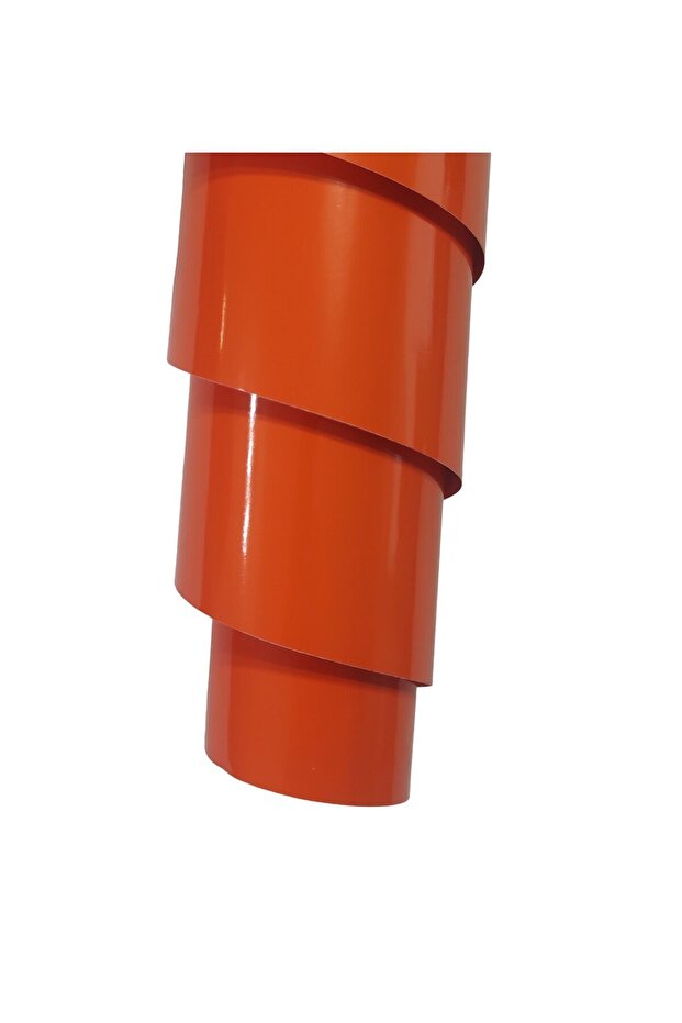 Orange Color Durable Vehicle Motor Furniture White Goods Coating Foil (126cm X 50 cm)