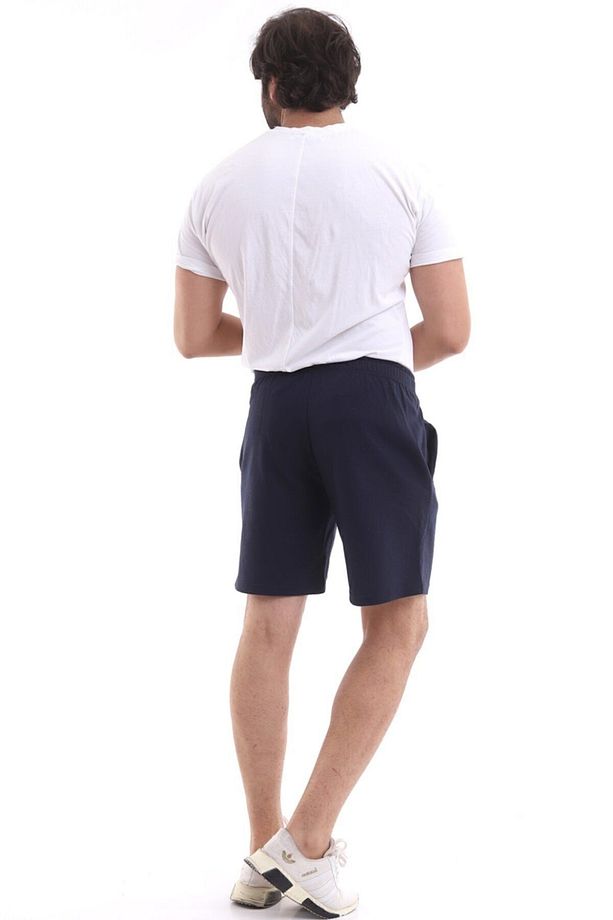 Lacivert Erkek Basic Cepli Şort - 7