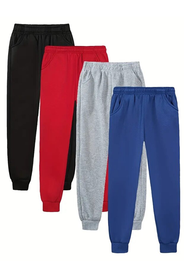 4 Pieces Girls'/Boys' Sweatpants
