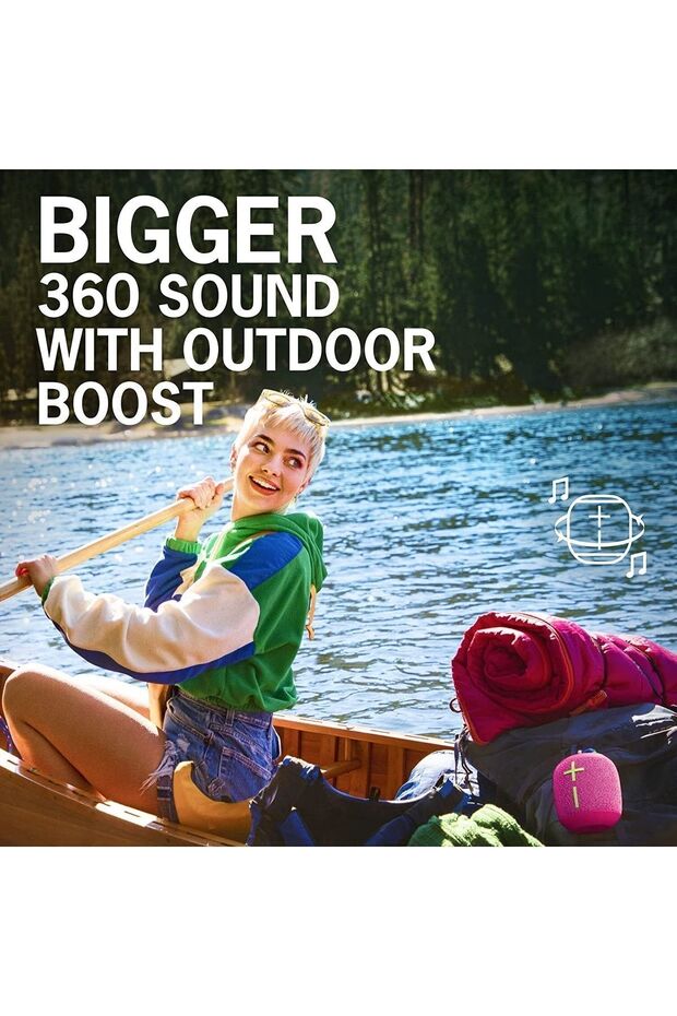 Wonderboom 3 Taşınabilir Bluetooth Hoparlör Pembe 984-001831 - 4