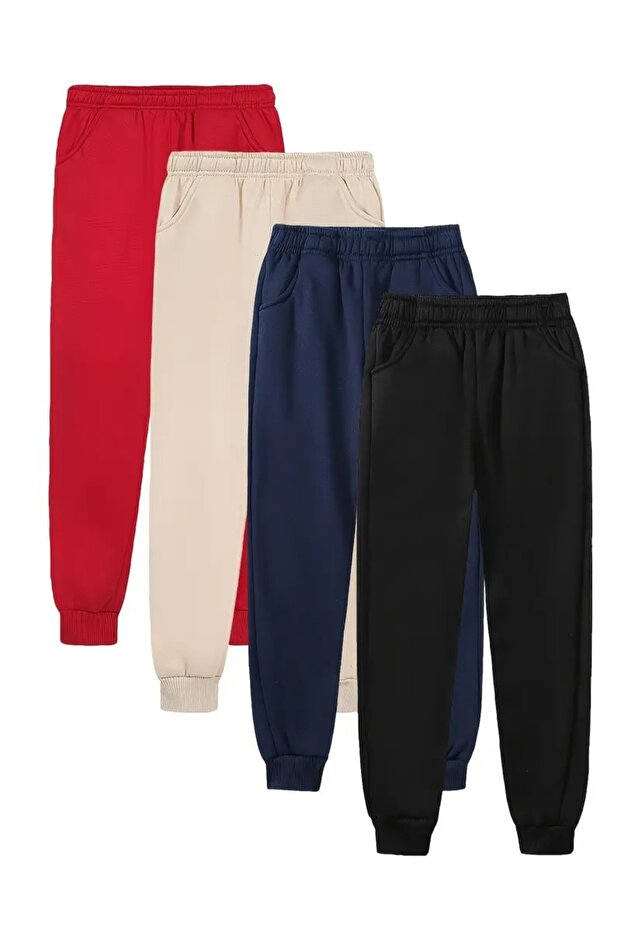4 Pieces Girls'/Boys' Sweatpants