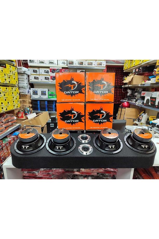 20cmmıdrange 600w 150rms Sv2001 Tutulan Prof Seri R Pantızot Tweeter Kablo Kiti Hediye - 1