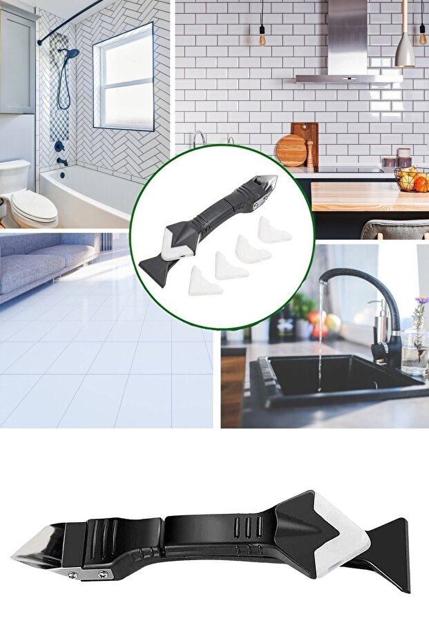 ® 3 in 1 Tile Joint Silicone Scraper Scraper and Applicator Apparatus - 5
