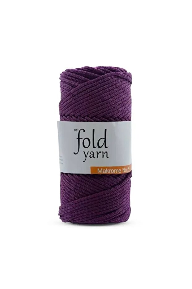 Yarn Polyester Makrome Ipi No:6 %100 Pp - 160 - 3 Mm - 250 gr 115 M Supla Ip Ve Çanta Ipi - 1